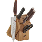 MIYABI  Miyabi Precision in Culinary Craftsmanship Artisan 7-Piece Knife Block Set 