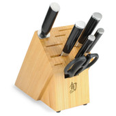  Shun High-Performance Shun Classic Series 7-Piece Knife Set with Bamboo Block 