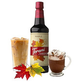 torani Torani Puremade Maple Flavoring Syrup - 750 mL of Sweet Maple Bliss (12/Case) 