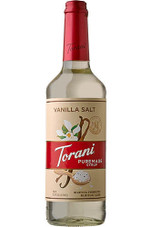 torani Torani 750 mL  Puremade Vanilla Salt Flavoring Syrup Glass Bottle (12/Case) 