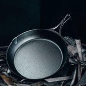 LODGE Lodge 2-Piece Seasoned Skillet Set, Cast Iron - Blacklock Seasoned Skillets 