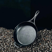 LODGE Lodge 2-Piece Seasoned Skillet Set, Cast Iron - Blacklock Seasoned Skillets 