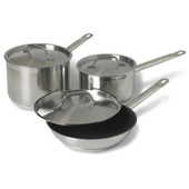  Vollrath Optio™ Deluxe Cookware Set (6-Piece) - Stainless Steel, Induction Ready 