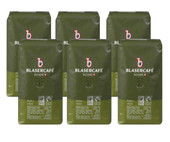  BlaserCafé PURA VIDA BIO Coffee Beans - 1 Kg (2.2 lbs / 1000g) Bag (6/Case) 