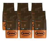  Bristot BUONGUSTO Medium Blend Coffee Beans - 1 Kg (2.2 lbs / 1000g) Bag (6/Case) 