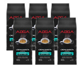  Cafe Agga CREMA BARISTA Espresso Medium Roast Coffee Beans (2.2 Lbs) Bag (6/Case) 