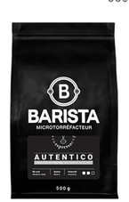  Café Barista AUTENTICO Medium Blend Coffee Beans - 1.1 lbs / 0.5 kg Bag (6/Case) 