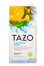  Tazo Peachy Green Iced Tea 1:1 Concentrate 32 fl. oz (12/Case) 