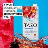  Tazo Unsweetened Rose Hips Iced Passion Tea 1:1 Concentrate 32 fl. oz. (12/Case) 