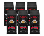  Cafe Agga ROMANOVO Espresso Dark Roast Coffee Beans 1 Kg - 2.2 Lbs (6/Case) 