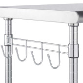 trinity Trinity Adjustable Features Stainless Steel Kitchen Cart 60.96cm(24in) 