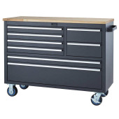  Trinity 48 in. 8-Drawer Rolling Workbench with Combo Lock - Heavy-Duty Storage 