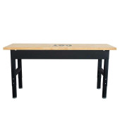  CAT Industrial 6 ft Adjustable Workbench - Heavy Duty, 3000 lbs. Weight Capacity 