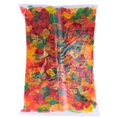  Kervan 12-Color Gummy Bears 5 lb. - 4/Case - Assorted Fruit Flavors 