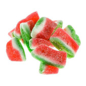  Kervan Gummy Watermelon Slices 5 lb. - 4/Case - Sweet Watermelon Flavor 