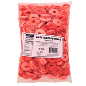  Kervan Gummy Watermelon Rings 5 lb. - 4/Case - Juicy Watermelon 