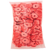  Kervan Gummy Watermelon Rings 5 lb. - 4/Case - Juicy Watermelon 