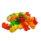  Kervan 6-Color Gummy Bears 5 lb. - 4/Case - Burst of Sweetness 