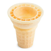  JOY #10 Flat Bottom Ice Cream Cake Cones Dispenser Pack - 112 Count 