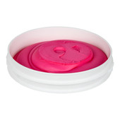  Rich's Allen Bright Pink Buttrcreme Icing - 15 lb. Pail Consistent Texture 