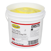  Rich's Allen Pastel Yellow Buttrcreme Icing - 15 lb. Pail Glossy Pastel Yellow 