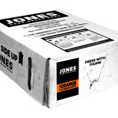 Jones Orange & Cream Soda Syrup 3 Gallon Bag in Box - Delicious Orange Flavor - Chicken Pieces