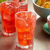 Jarritos® Strawberry Soda Syrup 3 Gallon Bag in Box - Perfectly Ripe Flavor - Chicken Pieces