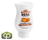 Real 16.9 fl. oz. Pumpkin Puree Infused Syrup - Rich Seasonal Flavor - Chicken Pieces