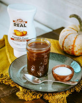 Real 16.9 fl. oz. Pumpkin Puree Infused Syrup - Rich Seasonal Flavor - Chicken Pieces
