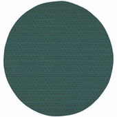 8' Navy Round Geometric Stain Resistant Indoor Outdoor Area Rug - CP-HMEROOTS-507100