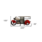 18" X 93" X 39" Glider Bike Bar