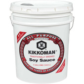 Kikkoman Traditionally Brewed Soy Sauce - 5 Gallon Pail - Authentic Flavor - Chicken Pieces