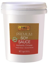 Lee Kum Kee 5 Gallon Premium Soy Sauce Bulk Food Service I Pallet of 36 I Total 72 Gallons - Chicken Pieces