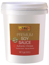 Lee Kum Kee 5 Gallon Premium Soy Sauce - Authentic Umami Flavor for High-Volume - Chicken Pieces