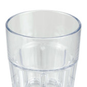 GET 7 oz Clear Plastic Rocks Tumbler (72/Case) - Durable, Stackable Drinkware - Chicken Pieces