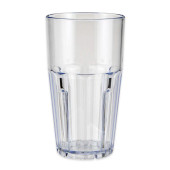 GET 16 oz Clear Plastic Tumbler (72/Case) - Durable, Versatile Drinkware - Chicken Pieces