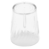 GET 6 oz Juice Tumbler, Plastic, Clear (72/Case) - Durable, Textured Drinkware - Chicken Pieces