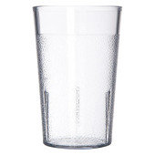 Carlisle 5 oz Clear Textured Plastic Tumbler (72/Case) - Stackable Drinkware - Chicken Pieces