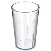 Carlisle 5 oz Clear Textured Plastic Tumbler (72/Case) - Stackable Drinkware - Chicken Pieces