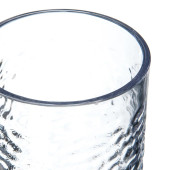 Carlisle 20 oz Clear Pebbled Plastic Tumbler (24/Case) - Scratch-Resistant - Chicken Pieces