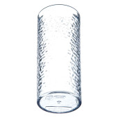 Carlisle 20 oz Clear Pebbled Plastic Tumbler (24/Case) - Scratch-Resistant - Chicken Pieces