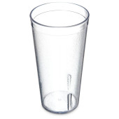 Carlisle 20 oz Clear Textured Plastic Tumbler (72/Case) - Stackable Drinkware - Chicken Pieces