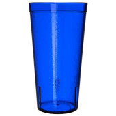 Carlisle 20 oz Royal Blue Textured Plastic Tumbler (72/Case) - Heavy Duty - Chicken Pieces