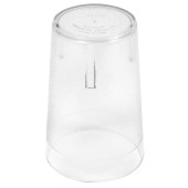 Cambro 7 4/5 oz Clear Textured Plastic Tumbler (24/Case) - Scratch-Resistant - Chicken Pieces