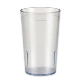 GET 5 oz Clear Textured Plastic Tumbler (72/Case) - Durable, BPA-Free Drinkware - Chicken Pieces