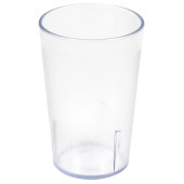 Cambro 5 1/5 oz Clear Textured Plastic Tumbler (24/Case) - Scratch-Resistant - Chicken Pieces