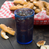 Cambro 12 oz Sapphire Blue Crackled Plastic Tumbler (36/Case) - Drinkware - Chicken Pieces