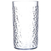 Carlisle 16 oz Clear Pebbled Plastic Tumbler (24/Case) - Durable Material - Chicken Pieces