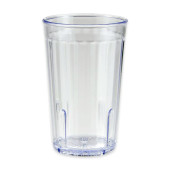 GET 12 oz Clear Textured Plastic Tumbler (72/Case) - Durable Material - Chicken Pieces