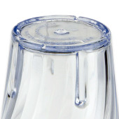 GET 16 oz Clear Textured Plastic Tumbler (72/Case) - Shatter-Resistant Material - Chicken Pieces